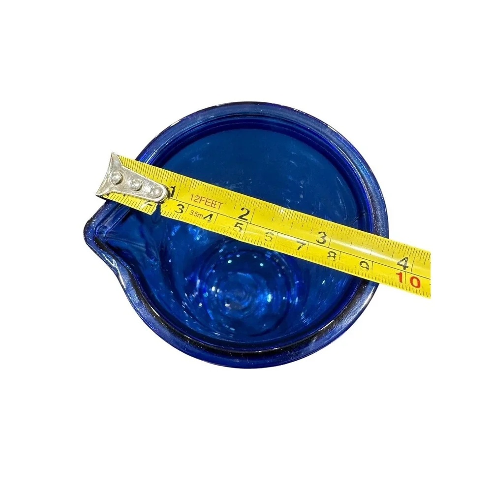 Spanish Cobalt Blue Recycled Glass Cocktail Mixing Glass, 9.5